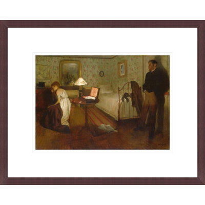 «Interior» par Edgar Degas - impression numérique sur estampe numérique