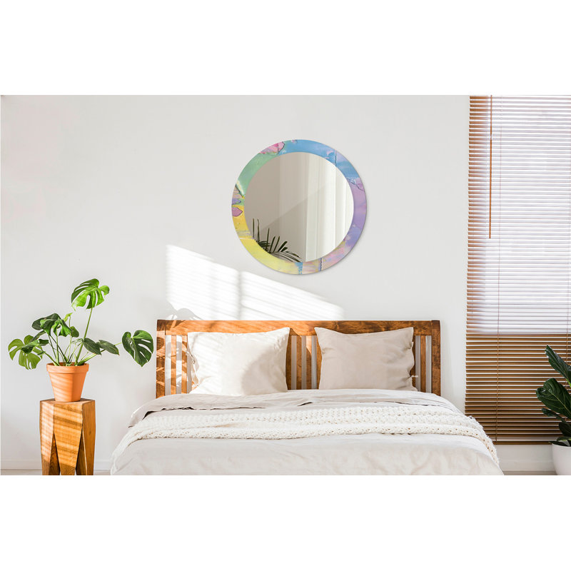 Huldar Glass Flat Wall Mirror