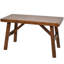 Banc en bois massif fabriqué à la main de 30 po de style campagnard pour salon et salle à manger, style rustique, finition naturelle-1570142283
