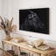 «Animal», impression sur toile «Chèvre cornue»-101452954