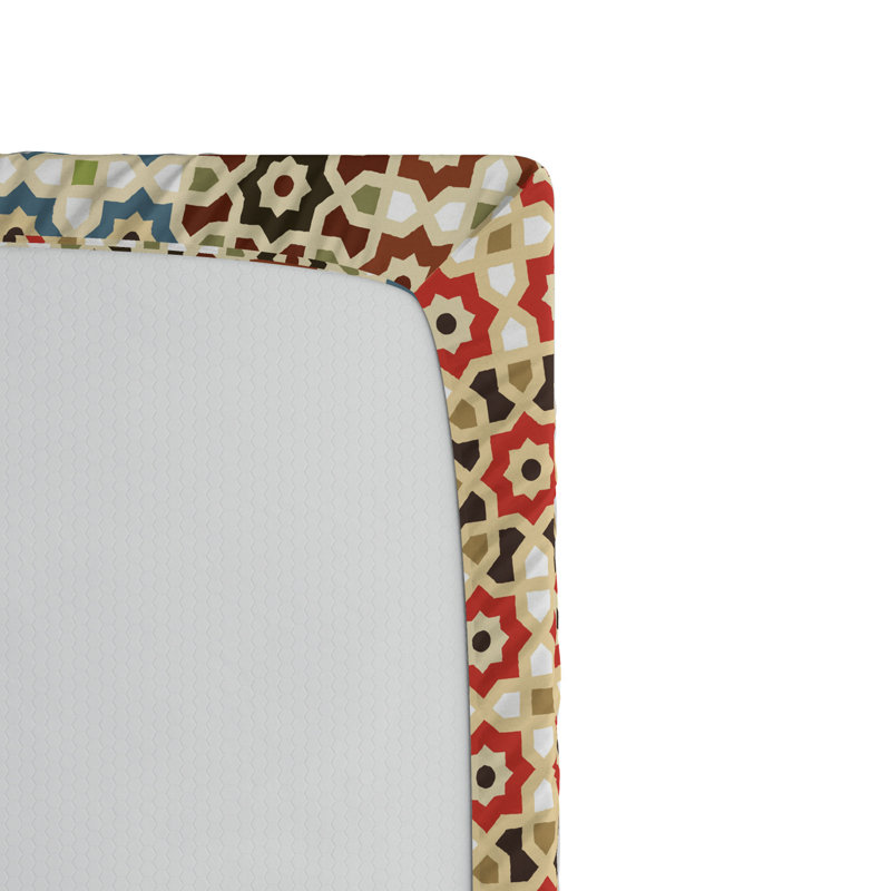 Microfiber Floral Fitted Sheet, Twin XL Fitted Sheet