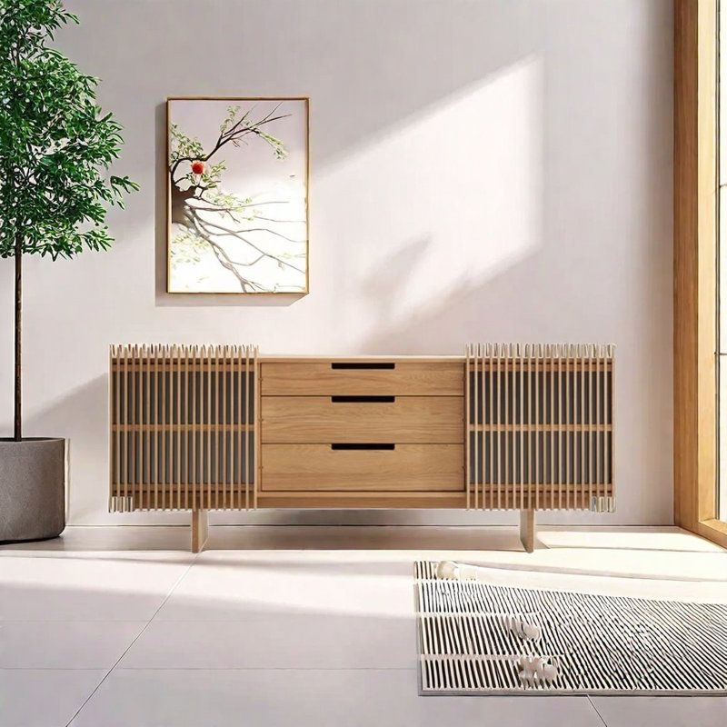 Armoire d'appoint Simple Storage, Brun orangé