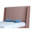 Parlay Modern Velvet Upholstered Low Profile Wood Platform Bed in Blush-729523684-729523686