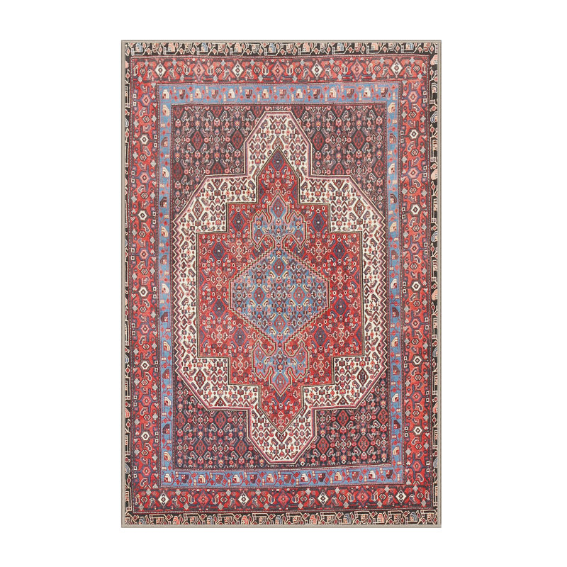 Tapis oriental rose / beige, Rectangle 5 pi x 8 pi