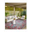 Tapis tissé lavable à motif floral traditionnel-119141482