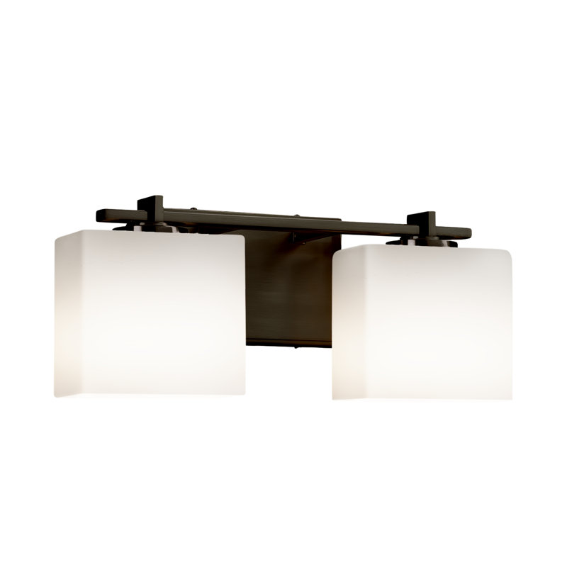 Éclairage pour meuble-lavabo 2 lumières Casson, Bronze foncé
