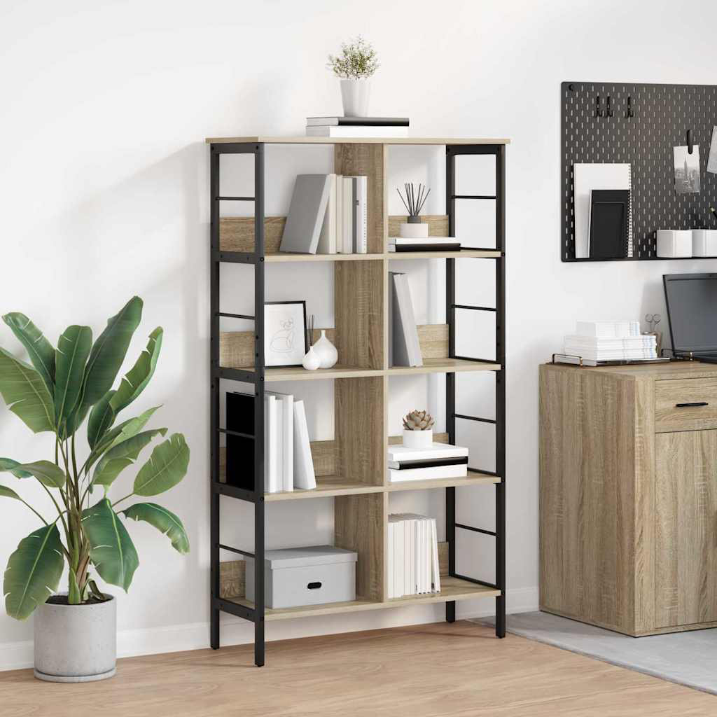 82cm W Steel Etagere Bookcase