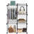 DIY 6 Metal Wire Free Standing Modular Storage Cubes