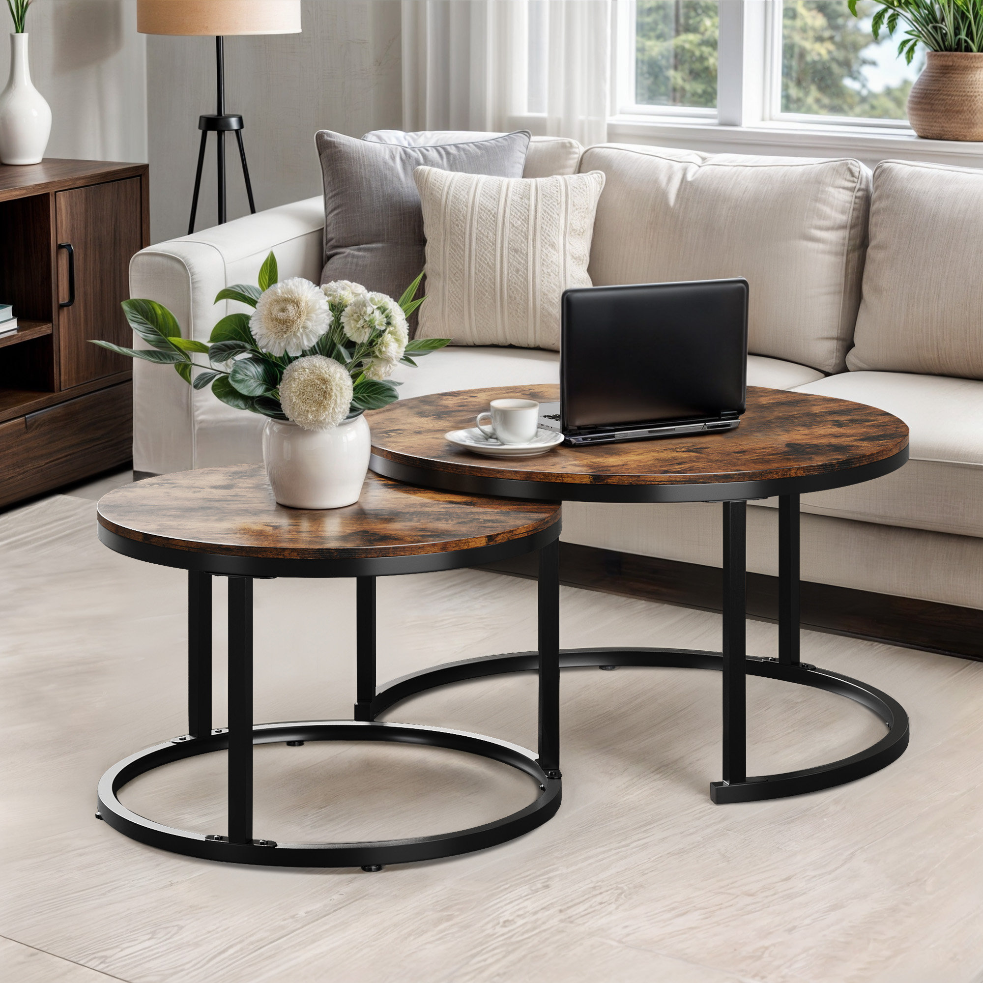 17 Stories Jolynne Nesting Coffee Table | Wayfair