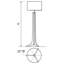 Lampe de plancher 72 po forma-676157122-676157150-676157149
