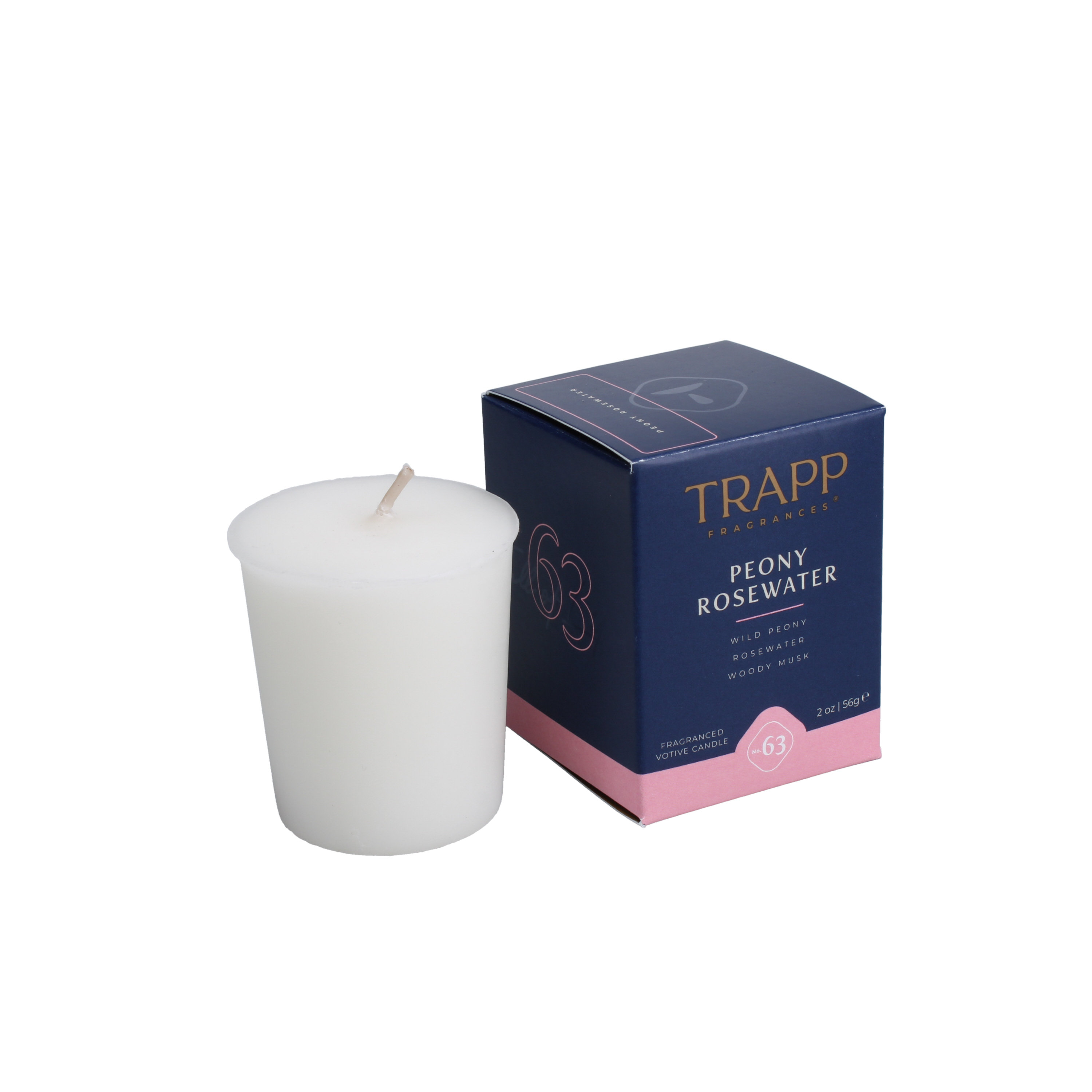 Peony Candle - White