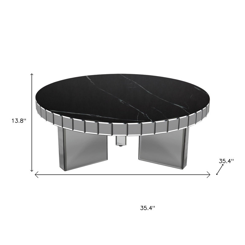 Table basse ronde 35 po