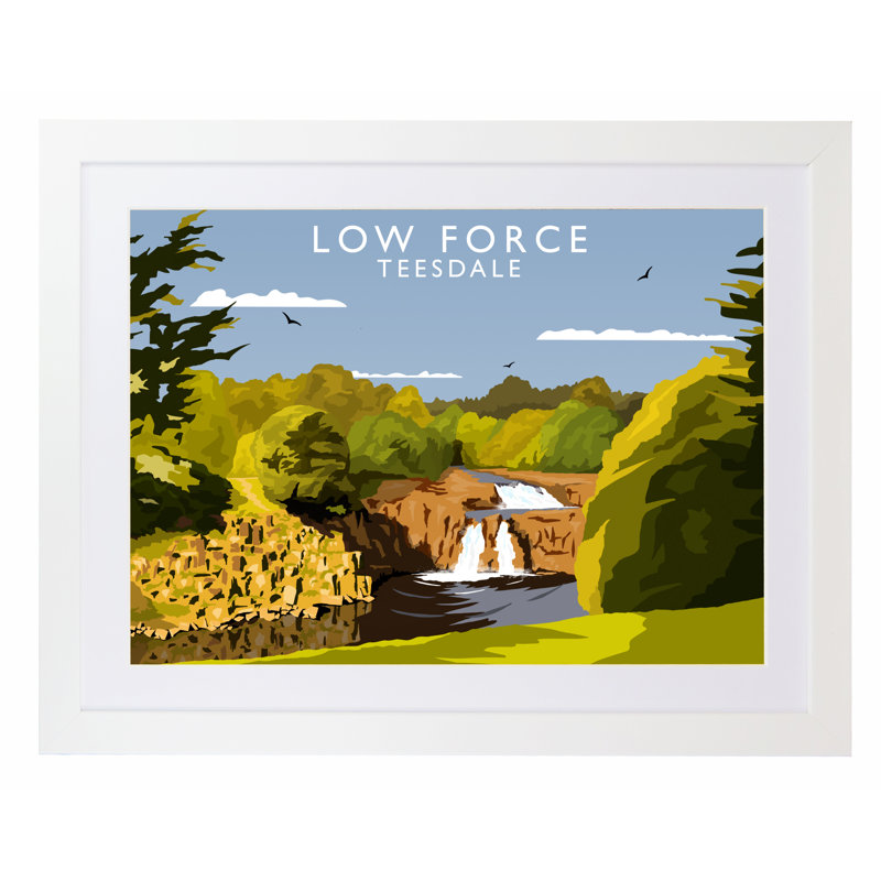 1 Piece Wall Art, 44 cm H x 54 cm W x 2.2 cm D, White Wood Frame