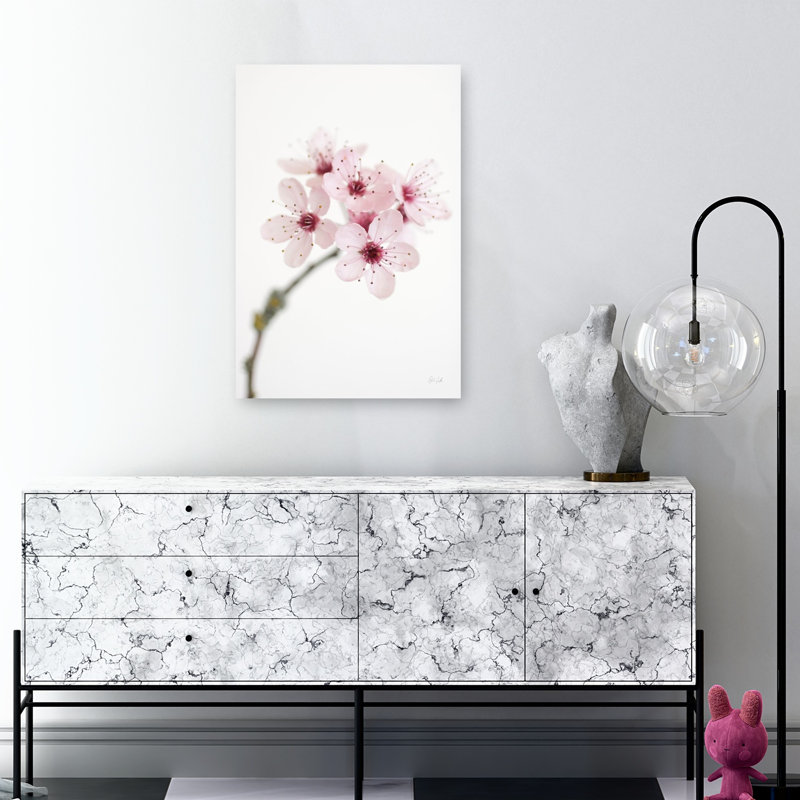 Fleur de cerisier contemporaine, H 36 po x l 24 po