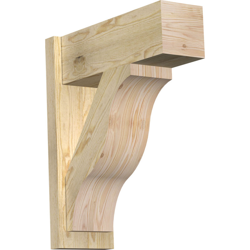 Jeu de blocs Funston, 8" W Douglas Fir (Rough Sawn), P 22 po x H 26 po