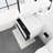 36'' Single Bathroom Vanity with Resin Top-494276974