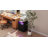 Modern-style nightstand featuring a charging station, RGB LED light strip, and storage space—featuring a grooved wave design with a water-resistant surface.-1749778787