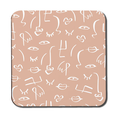 Drucill Square 6 Piece Coaster Set