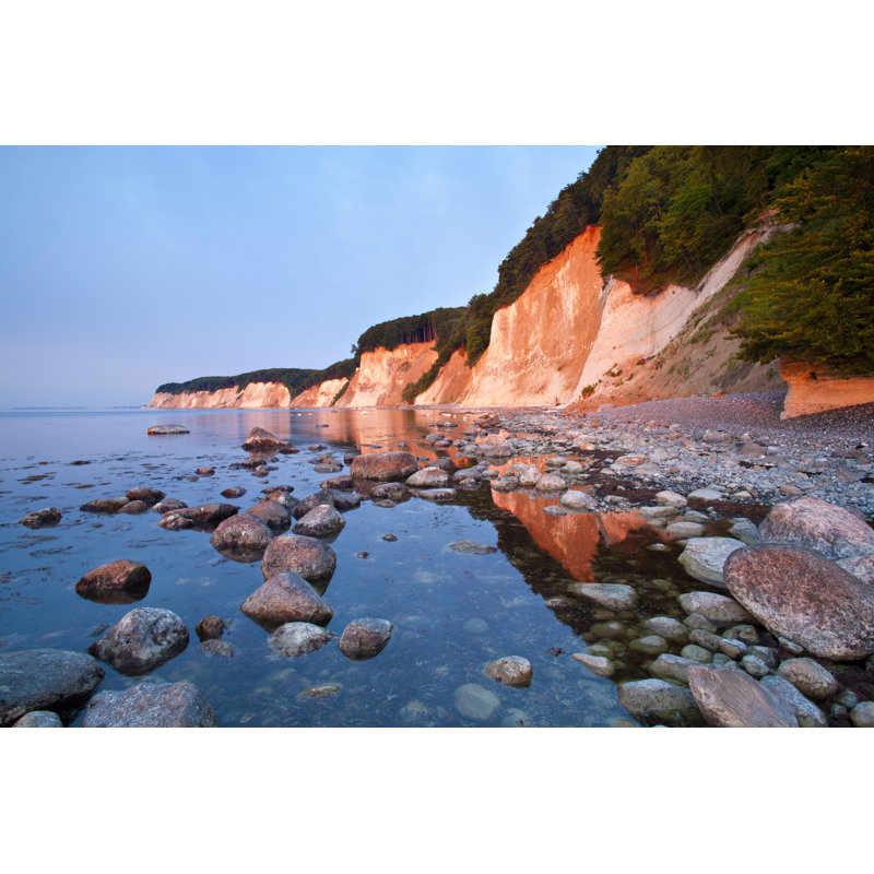 RüGen Island Chalk Cliffs 1 Piece Wrapped Canvas Wall Art, 20cm H x 30cm W