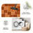 Terracotta Mosaic carpet-easy to clean, machine-washable, soft and comfortable; suitable for door mats, kitchens, living rooms, bedrooms, corridors, and laundry areas. Easy to clean, durable carpet for home decoration.-130037193