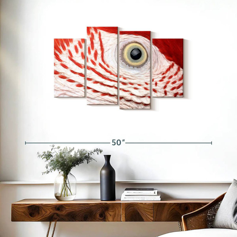 Brampt Macaw Parrot Eye, 22" H x 36" W