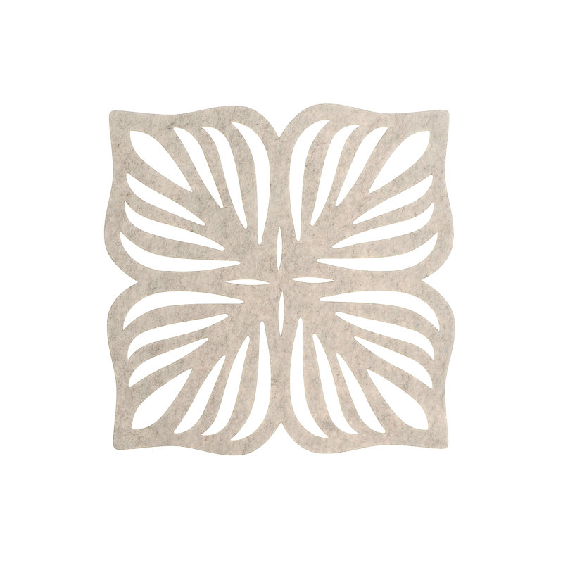 Felt Geometric Placemat, Beige