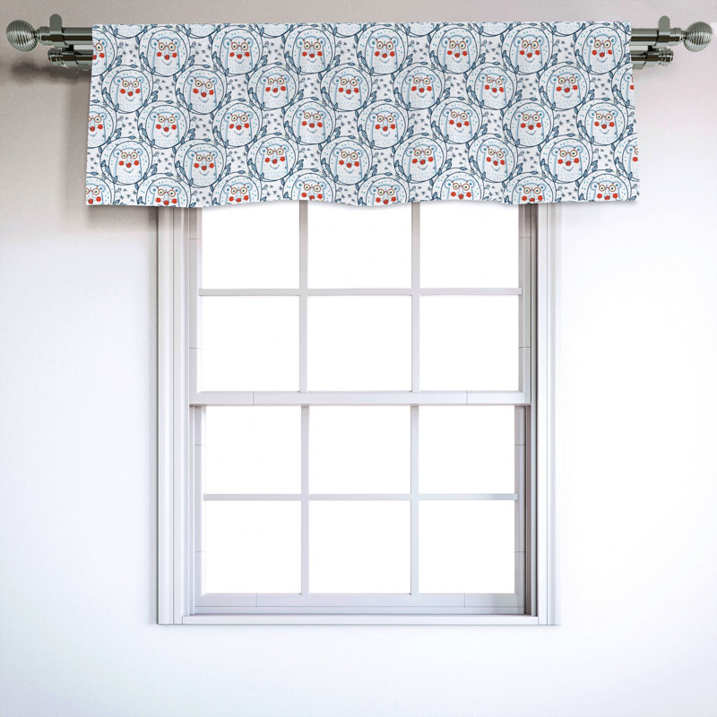 Sateen Ruffled Window Valance