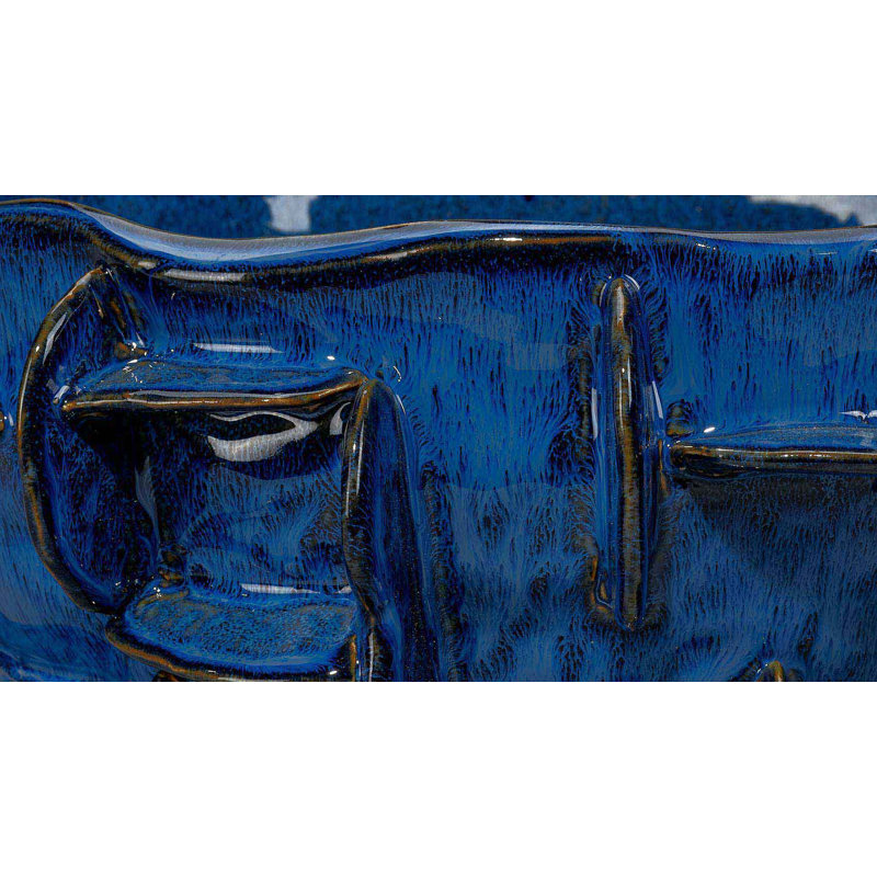 Helios Handmade Ceramic / Porcelain Decorative Bowl, Blue