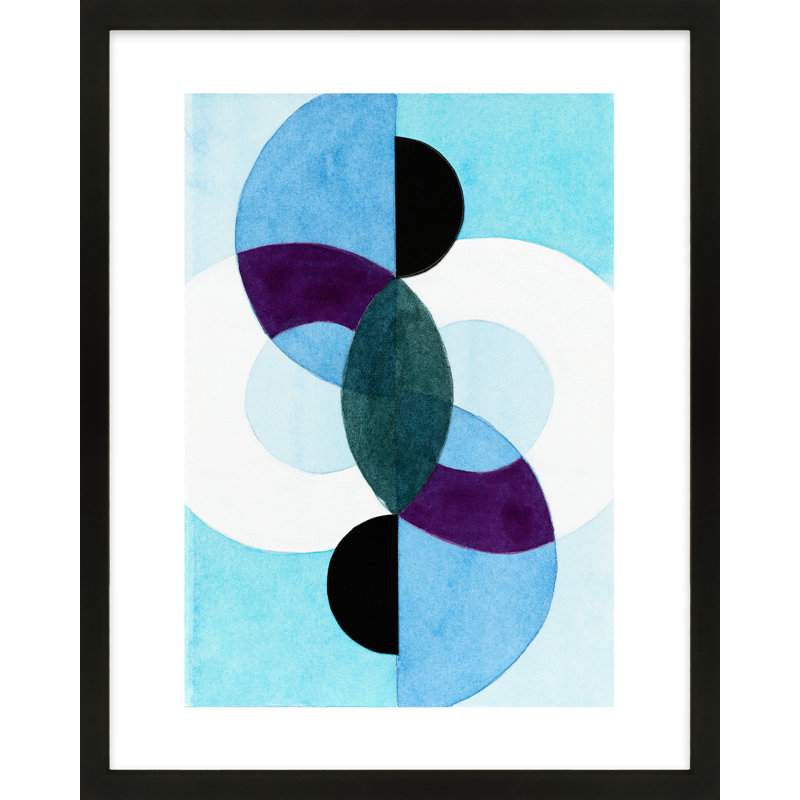 Composition Nr. 22 Painting by Allison Rietta, 24" W x 30" H, Black
