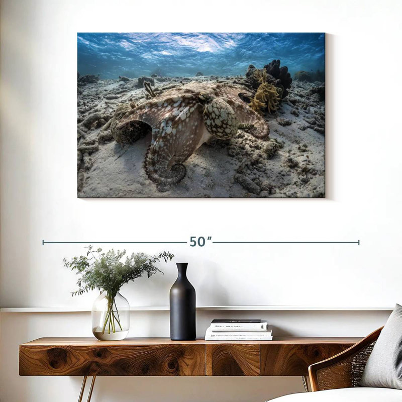 Brampt Stealthy Octopus, 26" H x 39" W