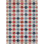 Tapis géométrique intérieur / extérieur lavable à la machine Gursevak ACN2237-495015732