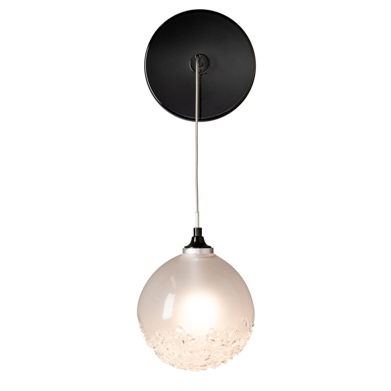 Fritz Steel Wall Armed Sconce, Ink