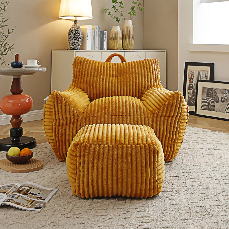 Fauteuil Lazy, Jaune