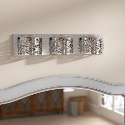 Barre d'éclairage de salle de bain 3 lumières Mascher