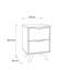 Sanson 45cm W Manufactured Wood Bedside Table-1790819294