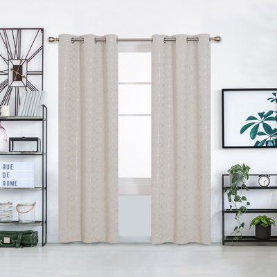 Fazila Room Darkening Curtain Panel Pair