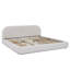 Structure de lit tapissier de style minimaliste moderne - Tissu de fil circulaire-1302721014-1302721013