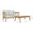 Dasmon Patio Bench + Table-750830192