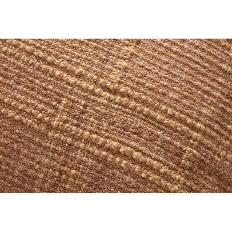 Terracotta 16" x 26" Cotton Polyester Pillow with Down Insert