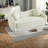 Compression Convertible Sofas, 86 Inch Chenille Modern Home Recliner
