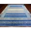 Tapis oriental bleu en laine noué à la main 10 pi 2 po x 13 pi 7 po - MOA10272821