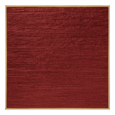 Tapis brun uni lavable à la machine