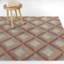 Tapis bleu / rouge Eloise-109079510