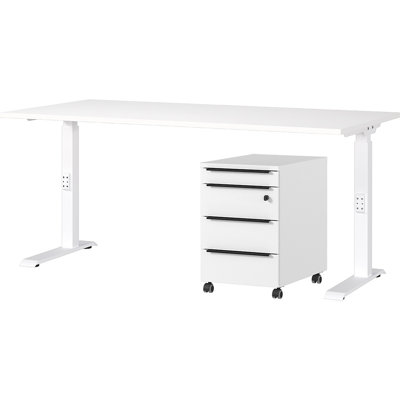 Mapua 2 Piece Standing Desk Office Set