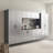 Series Metal Wall Mounted Box - 32"W X 28"H 20"D, Metallic Grey, Quiet , Heat & Water , Edge Banding 20"D Storage Cabinet Mount, Double Thickness Trim