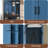 Farmhouse Hall Tree With 4 Hidden Hanging Hooks, Versatile Walnut Seating Bench With 8 Doors, Entryway Shoe Cabinet With Open Compartment For Living Room-467496531