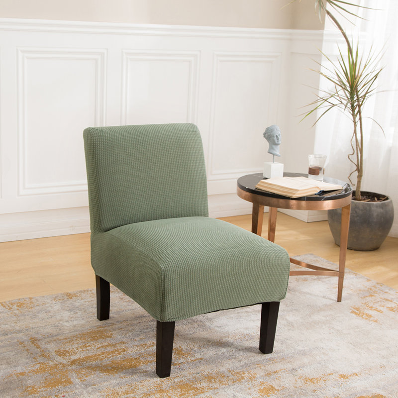 Housse pour canapé à coussins carrés/rectangulaires, Coton vert