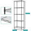 Étagère métallique à 5 niveaux de 45,7 cm (18 po) pour le rangement de la cuisine, du garde-manger, de la salle de bain, de la buanderie, du placard et des petits espaces.-46427012-48285984
