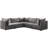 Ensoll Velvet L-Shaped Sectional Reversible-1930743962