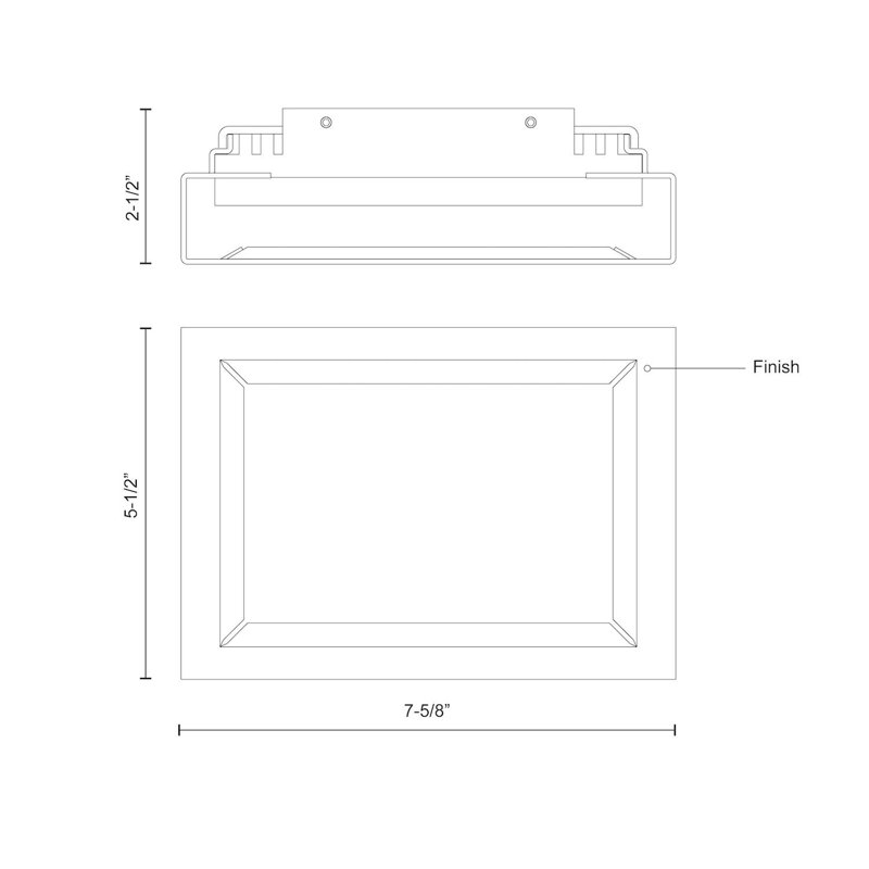 Aluminum LED Wall Light, Gray